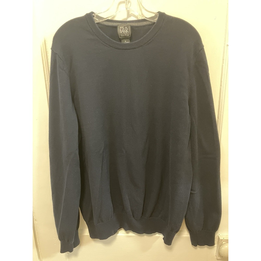 Jos A Banks Traveler 100% Pima Cotton Mens XL Black